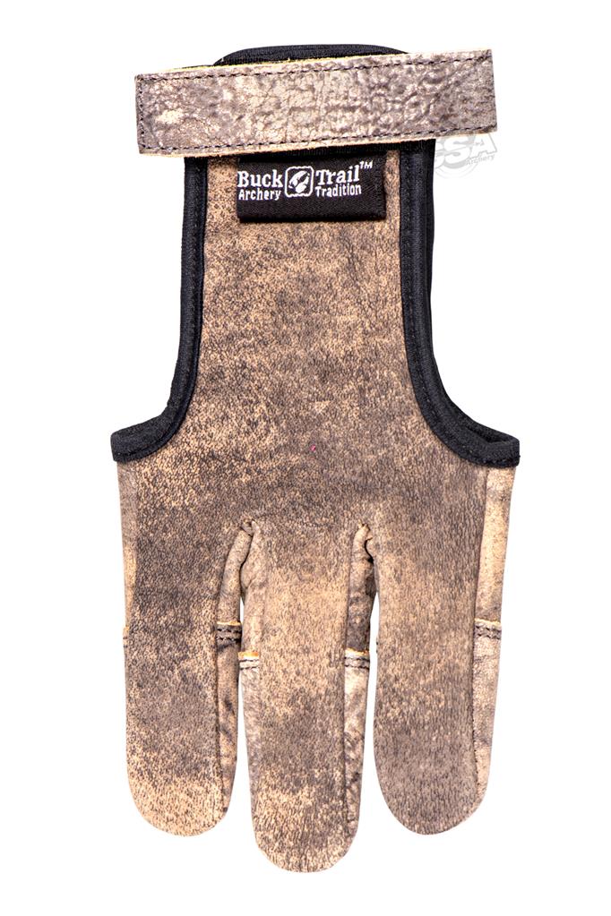 BUCKTRAIL Schiesshandschuh Mui Beige Vollpalmleder mit verstärkten Fingerkuppen