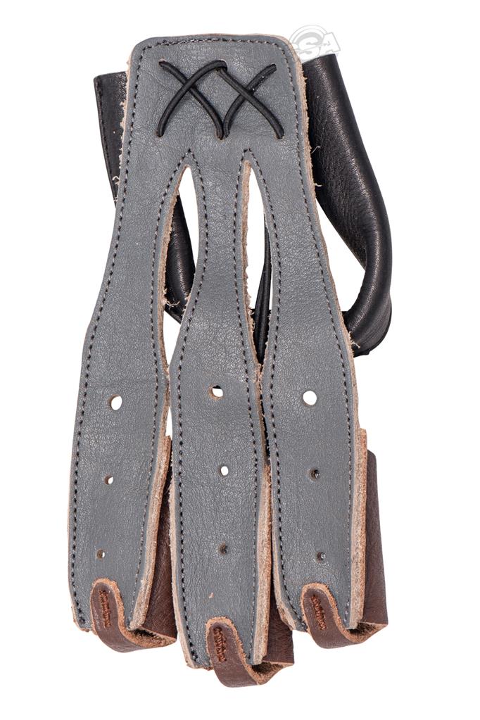 BUCKTRAIL SCHIESSHANDSCHUHE GRACE MIT BRAUNEN LEDER-FINGERSPITZEN