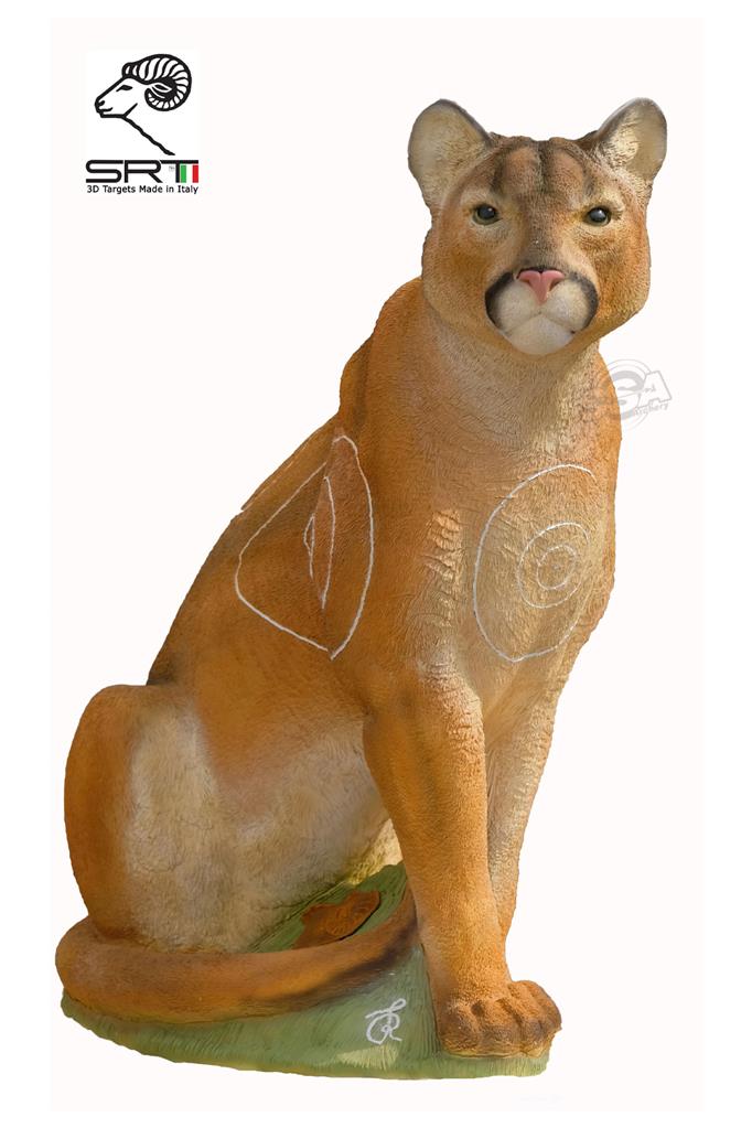 SRT 3D-ZIEL SITZENDER PUMA - GRUPPE 2 - L90cm H88cm