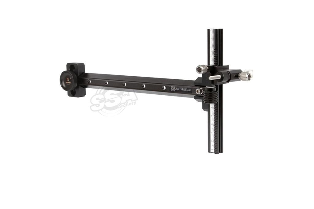 SANLIDA X8 RECURVE VISIER EXTENSION 9" RH SCHWARZ