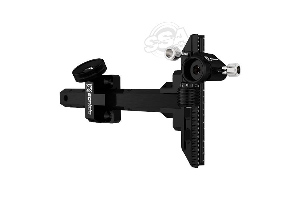 SANLIDA COMPOUND VISIERE X9 EXTENSION 6" RH SCHWARZ