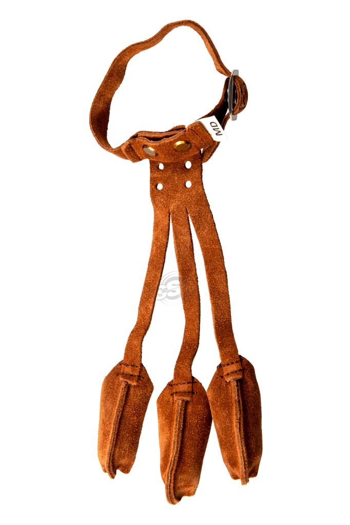 BUCKTRAIL SCHIESSHANDSCHUHE RUSTIC PRIME WILDLEDER MIT LEDER-FINGERKUPPEN