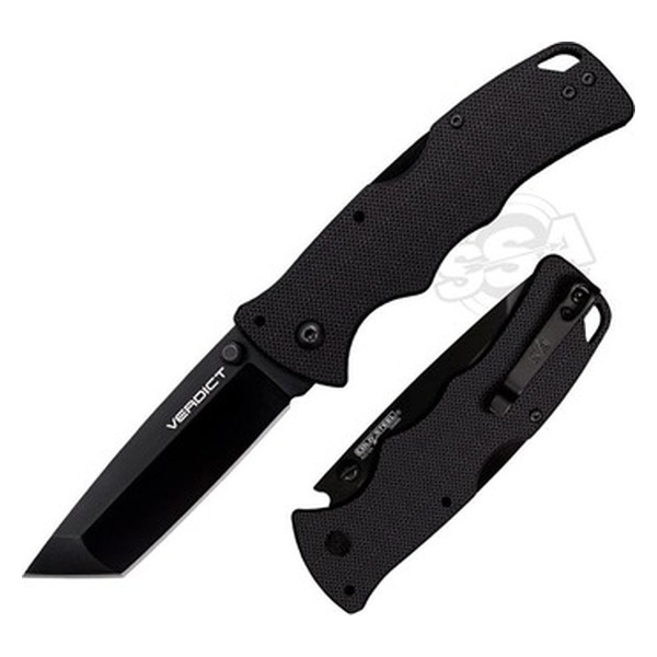 COLD STEEL VERDICT TANTO POINT KLINGE SCHWARZ G-10 GRIFF