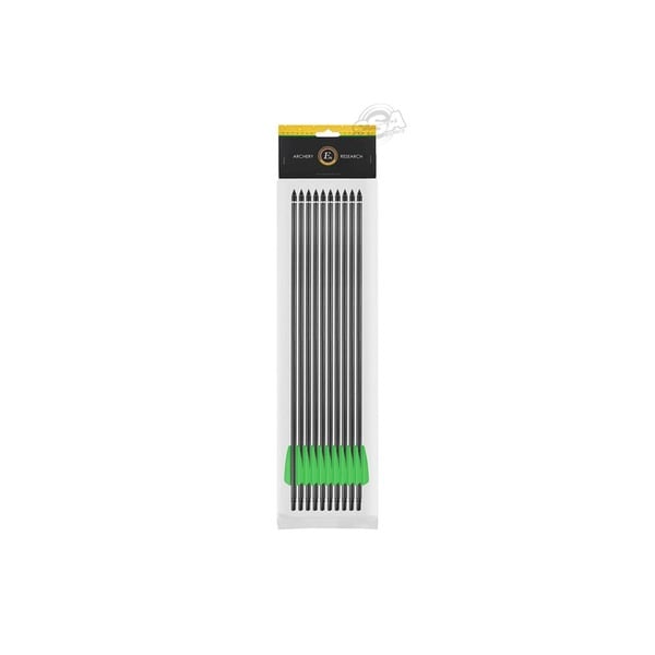 EKPOELANG EK-POELANG PFEILE CARBON FÜR WHIPSHOT 15" 10/PK MIT 2" FLUO GRÜN VANES