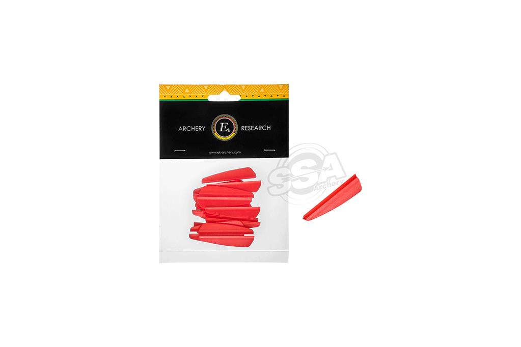 EKPOELANG EK-POELANG VANES 2" NEON ROT FÜR R9 BOLZEN 20/PK