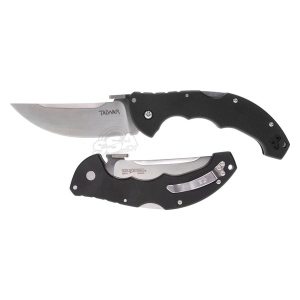 COLD STEEL MESSER FALTBAR TALWAR FOLDER 4" KLINGE - SCHWARZER GRIFF G-10
