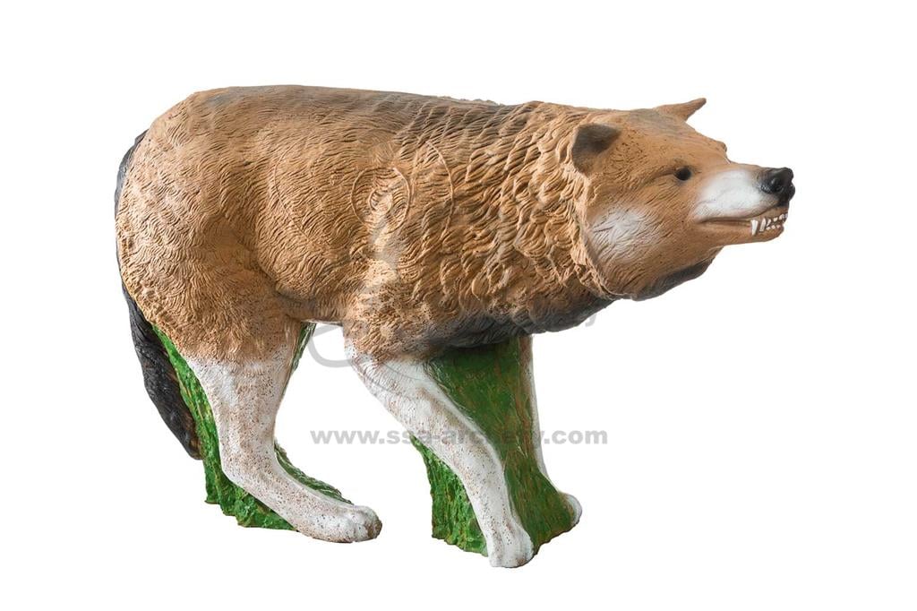 BEIER 3D-ZIEL EUROPÄISCHER WOLF: L111 x B58 x H24cm GRUPPE 2