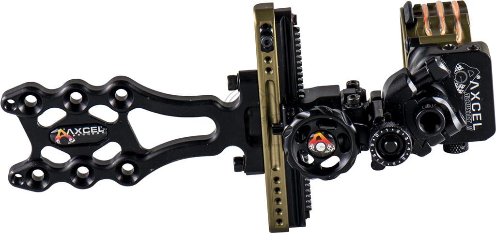 AXCEL JAGD & 3D VISIER LANDSLYDE SLIDER ACCUSTAT II ZIELFERNROHR - 5 PIN .010 TACTICAL JAGD