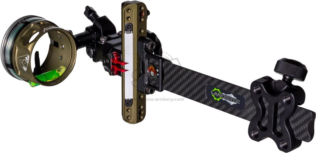 AXCEL LANDSLYDE CARBON PRO SLIDER AVX-41 ZIELFERNROHR - 1 PIN .029 GRÜN/TACTICAL JAGD
