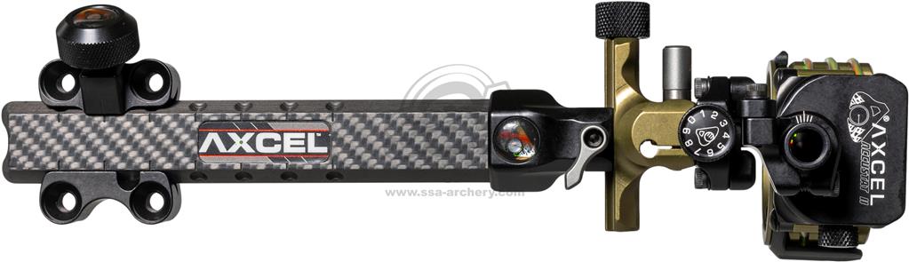 AXCEL ARMORTECH LITE PRO - CARBON PRO BAR 41mm - 3 PIN .010 TACTICAL JAGD/SCHWARZ