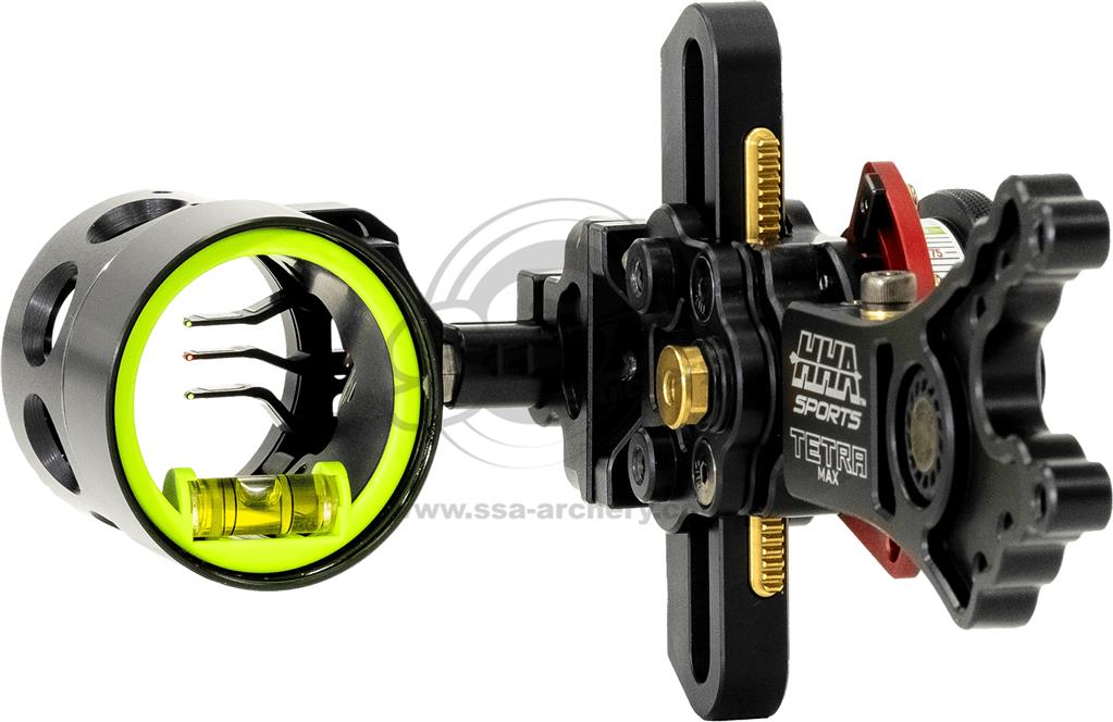 HHA COMPOUNDBOGEN VISIERE TETRA MAX RYZ X3 3 PIN .019" RH