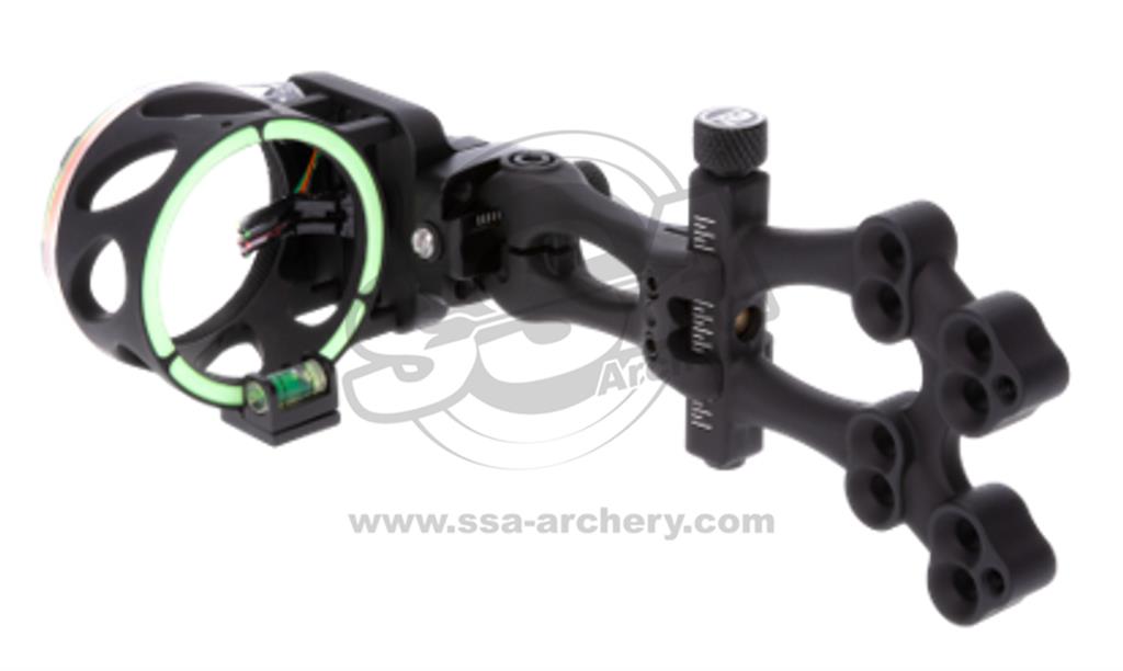 TRUGLO JAGD- & 3D-VISIERE VEROS / RH/LH / 3PIN / Schwarz