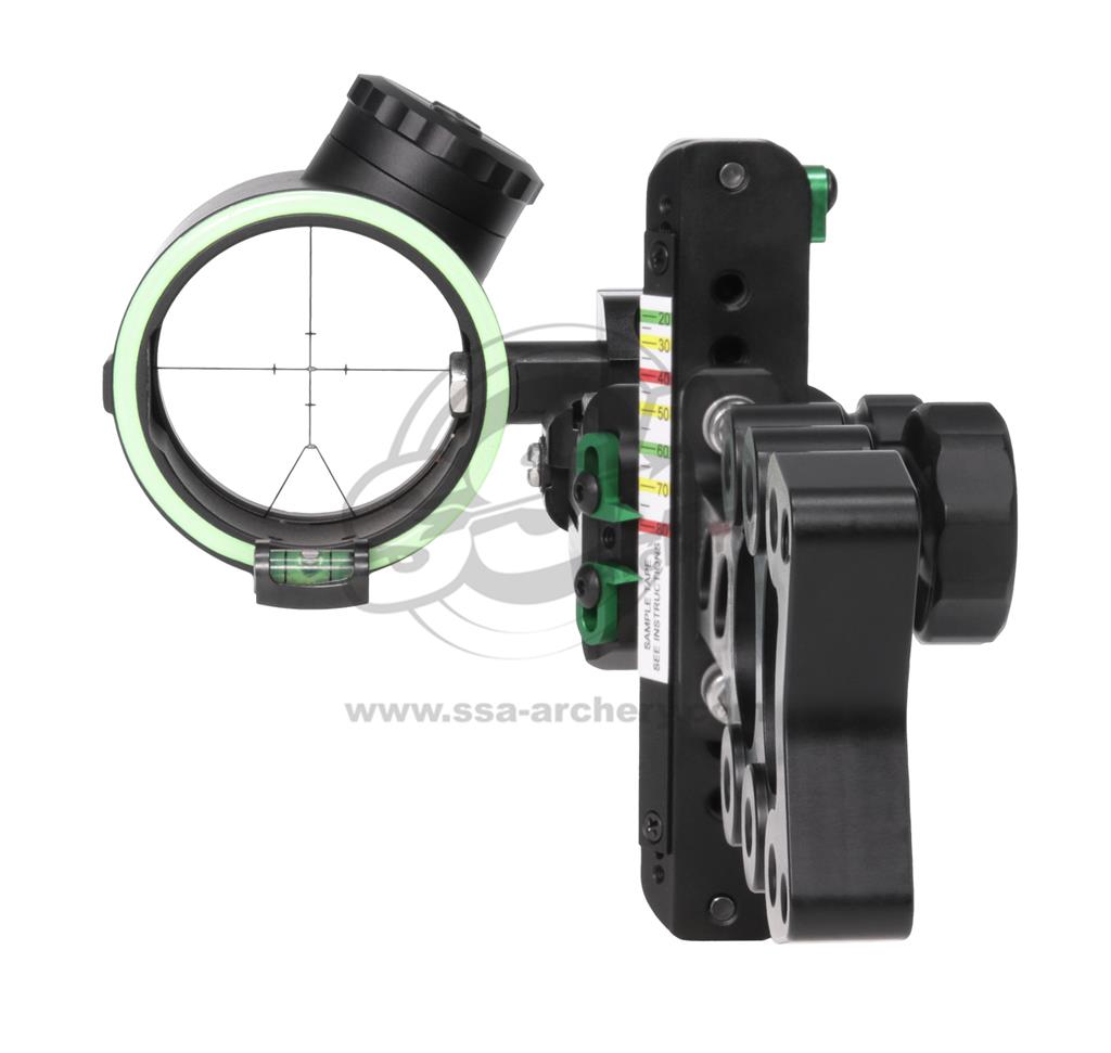 APEX GEAR JAGD- & 3D-VISIERE AEGIS PRO 2-DOT LED Schwarz