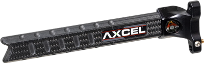 AXCEL VISIER TEILE UHM DIAMOND WEAVE CARBON BAR - 6" OFFSET VERLÄNGERUNGSSTANGE