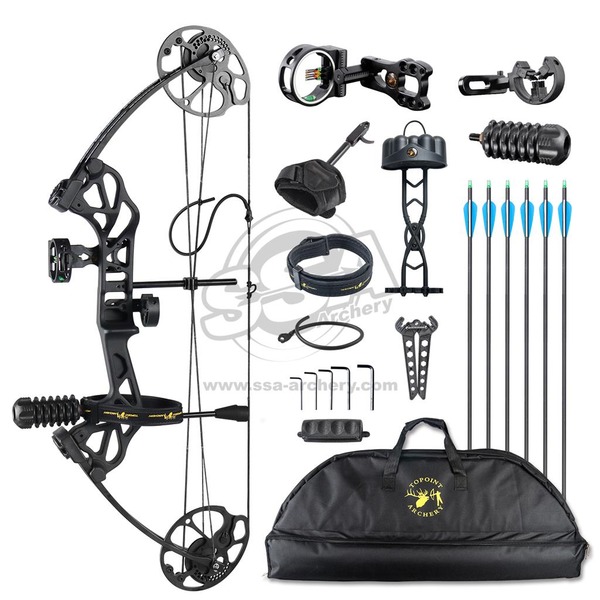 TOPOINT COMPOUNDBOGEN PAKET STARTING 28 ROTATING MOD 19-60LBS 19-30" RH