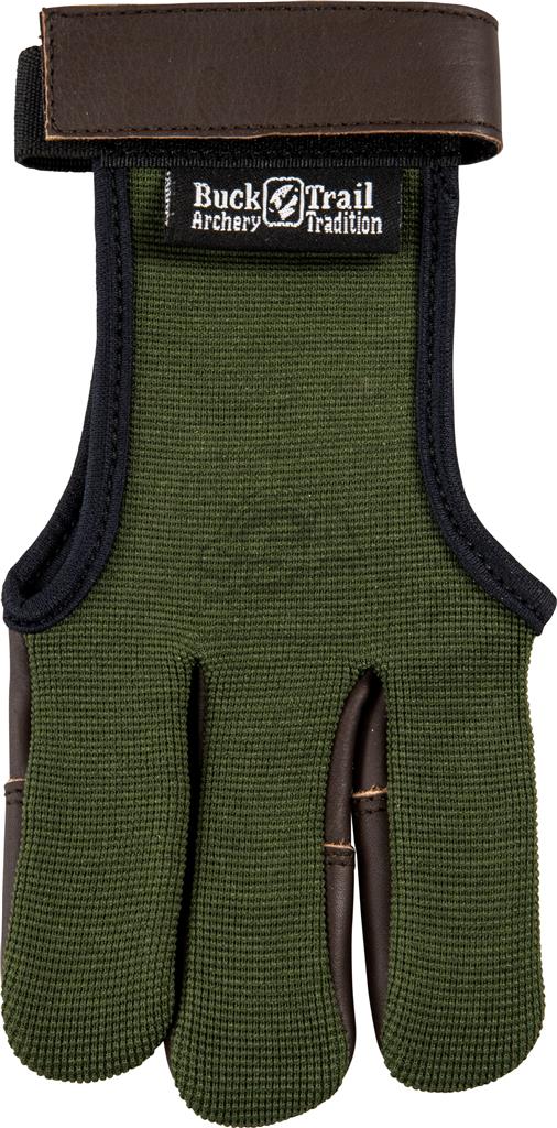 BUCKTRAIL SCHIESSHANDSCHUH FOURWAY VOLLE HANDFLÄCHE MIT LEDER-FINGERKUPPEN