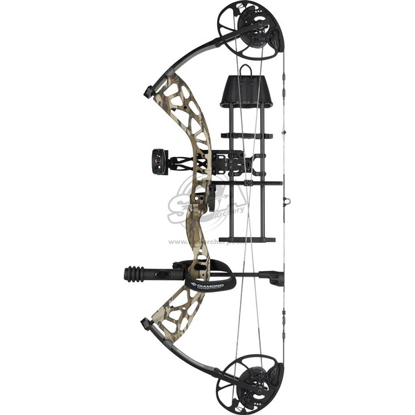 DIAMOND COMPOUNDBOGEN PAKET PRO MAX DEADLOCK CAM W/ ROT.MOD 20-70LBS 16-31" MOSSY OAK BOTTOMLAND
