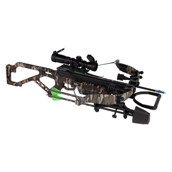 EXCALIBUR MAG MAX ARMBRUST SET MOSSY OAK BOTTOMLANDS mit FESTEM ZIELFERNROHR