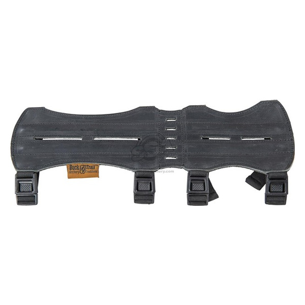 BUCKTRAIL Traditioneller Armschutz Double Pecan Premium Leder 32cm