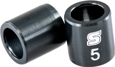 NOCK COLLARS ID5.2 ALU-7075 SKYLON TITANIUM 12/pk