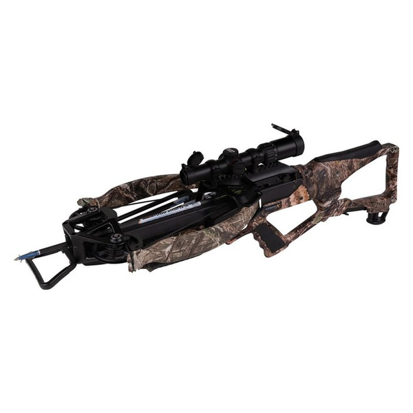 EXCALIBUR HYBRID X ARMBRUST SET mit OVERWATCH ZIELFERNROHR MOSSY OAK DNA