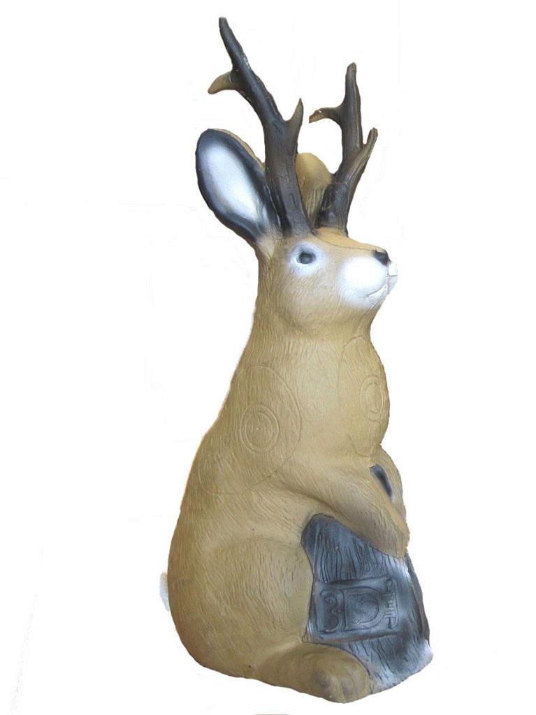 3D INTERNATIONAL 3D-ZIEL WEISS JACKALOPE - GRUPPE 4 - H45cm B17cm