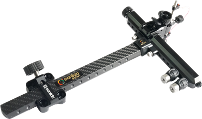SANLIDA MIRACLE 10 II RECURVE VISIER VERLAENGERUNG 9" RH SCHWARZ