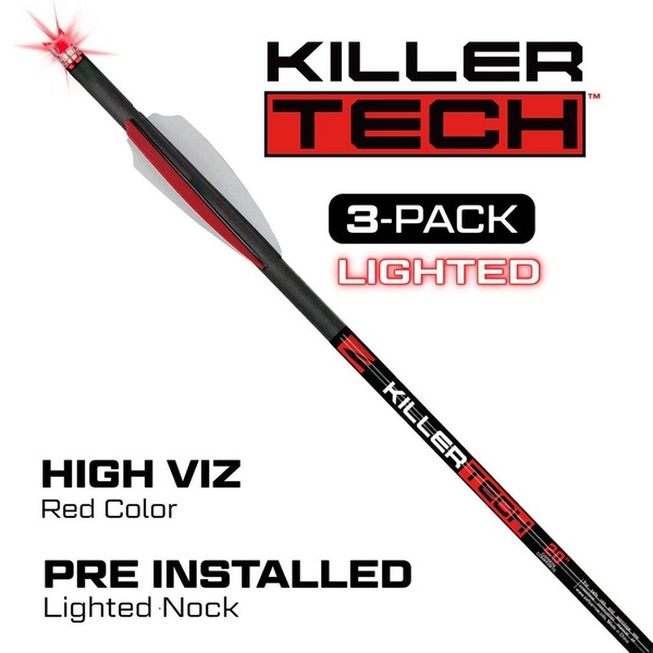 KILLERINSTICT KILLER INSTINCT LEUCHT-KILLERTECH 20" ARMBRUSTBOLZEN 3/PK