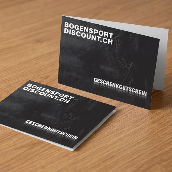Geschenkgutschein auf Papier