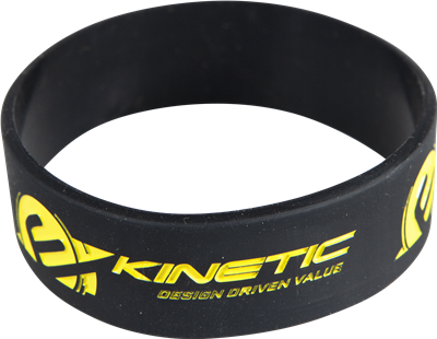 KINETIC Silikon-Armband 'Kinetic', schwarz