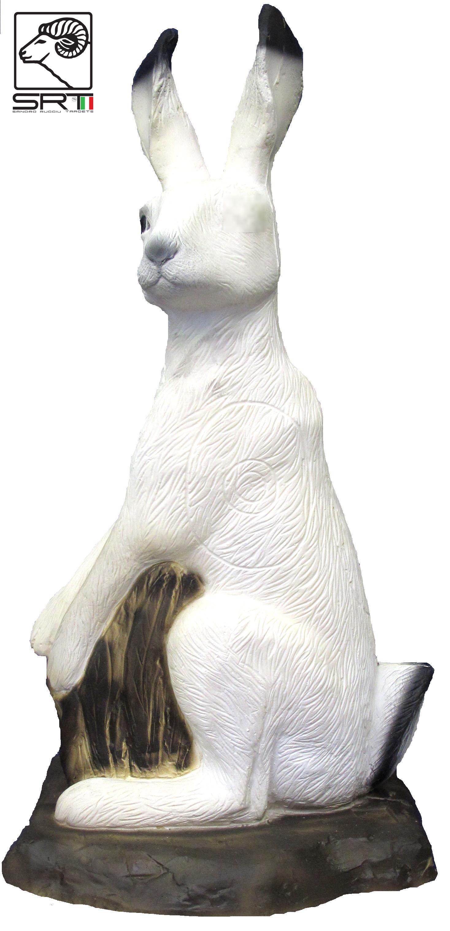 SRT 3D-ZIEL HASE WEISS - GRUPPE 4 - L30cm H77cm