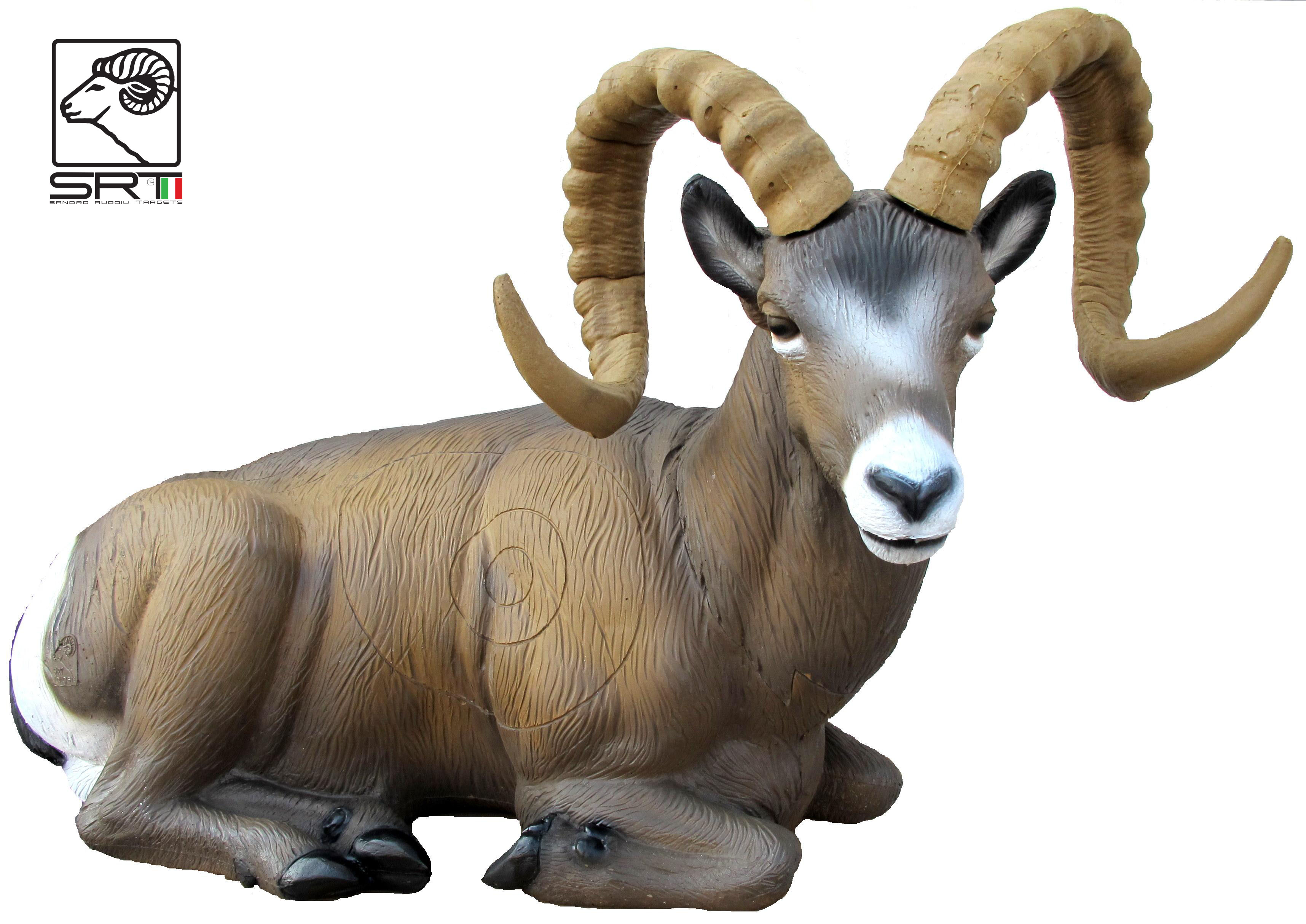 SRT TARGETS 3D-ZIEL ROCKY MOUNTAIN SHEEP BEDDED - GROUP 1 - L96cm H43cm