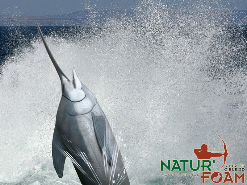 NATUR FOAM 3D-Ziel Schwertfisch