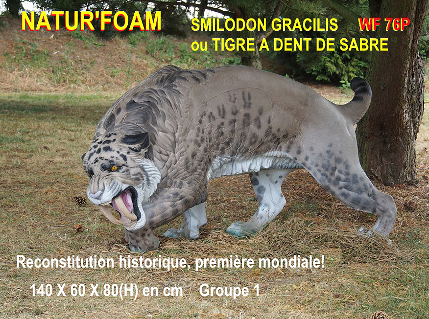 NATUR FOAM 3D-Ziel Säbelzahntiger