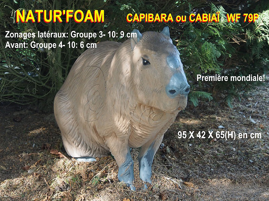 NATUR FOAM 3D-Ziel Capybara Cabiai
