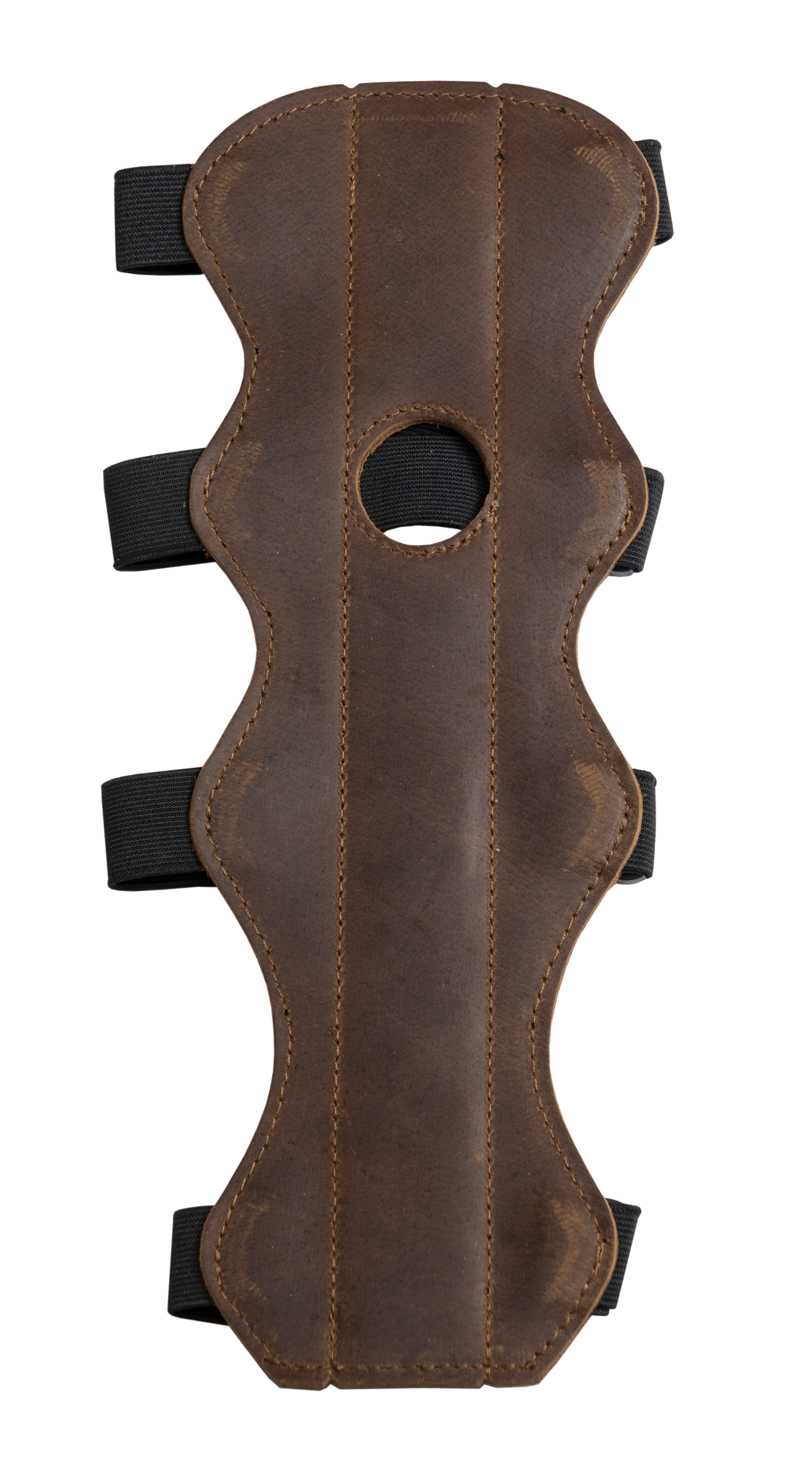 BUCK TRAIL TRADITIONELLE ARMSCHUETZER NUBUK 30cm DOPPELT / BRAUN WEICHES LEDER
