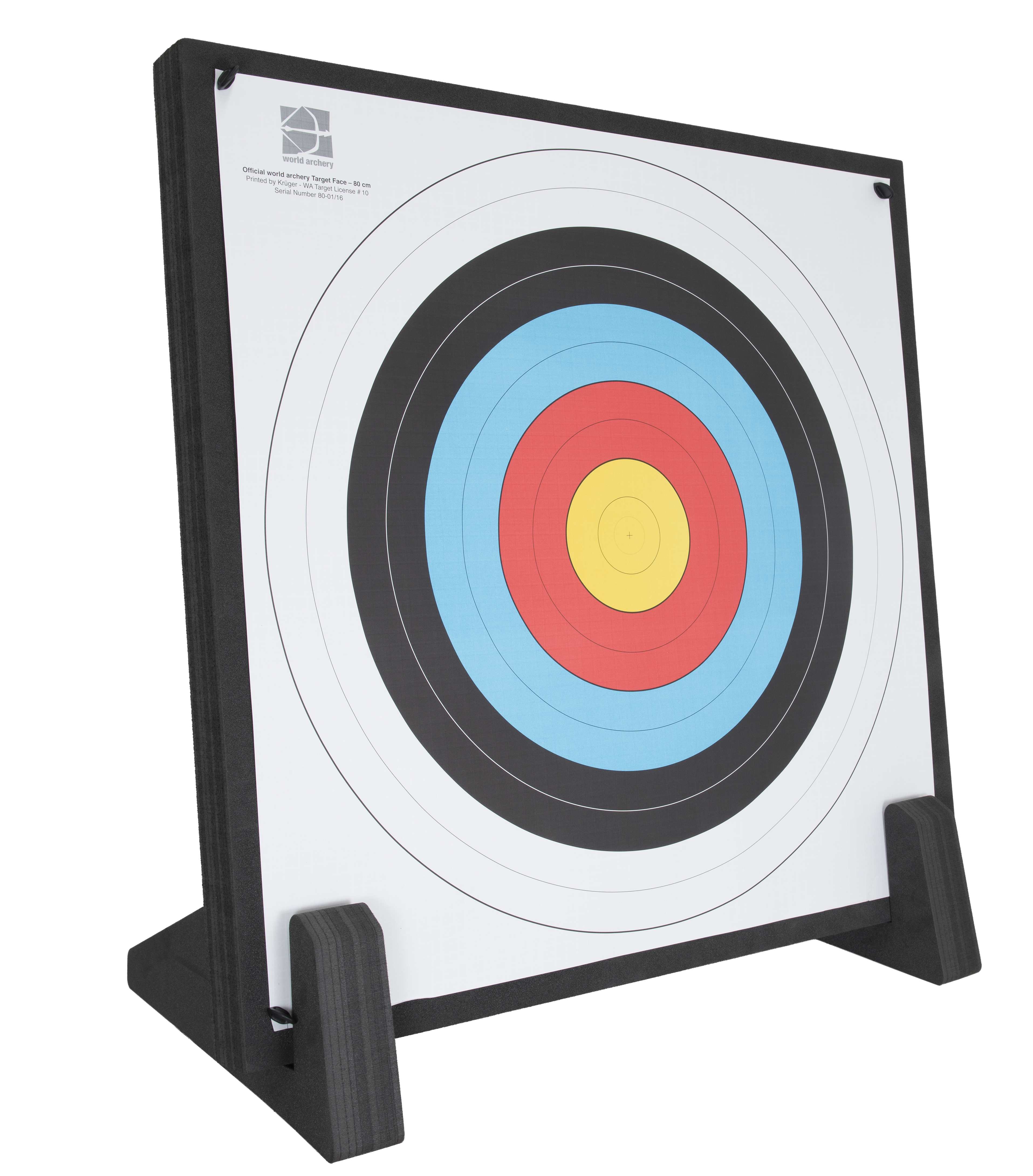 AVALON TARGET FOAM ECO 90cm x 90cm x 7cm WITH FOAM STAND AND FACE