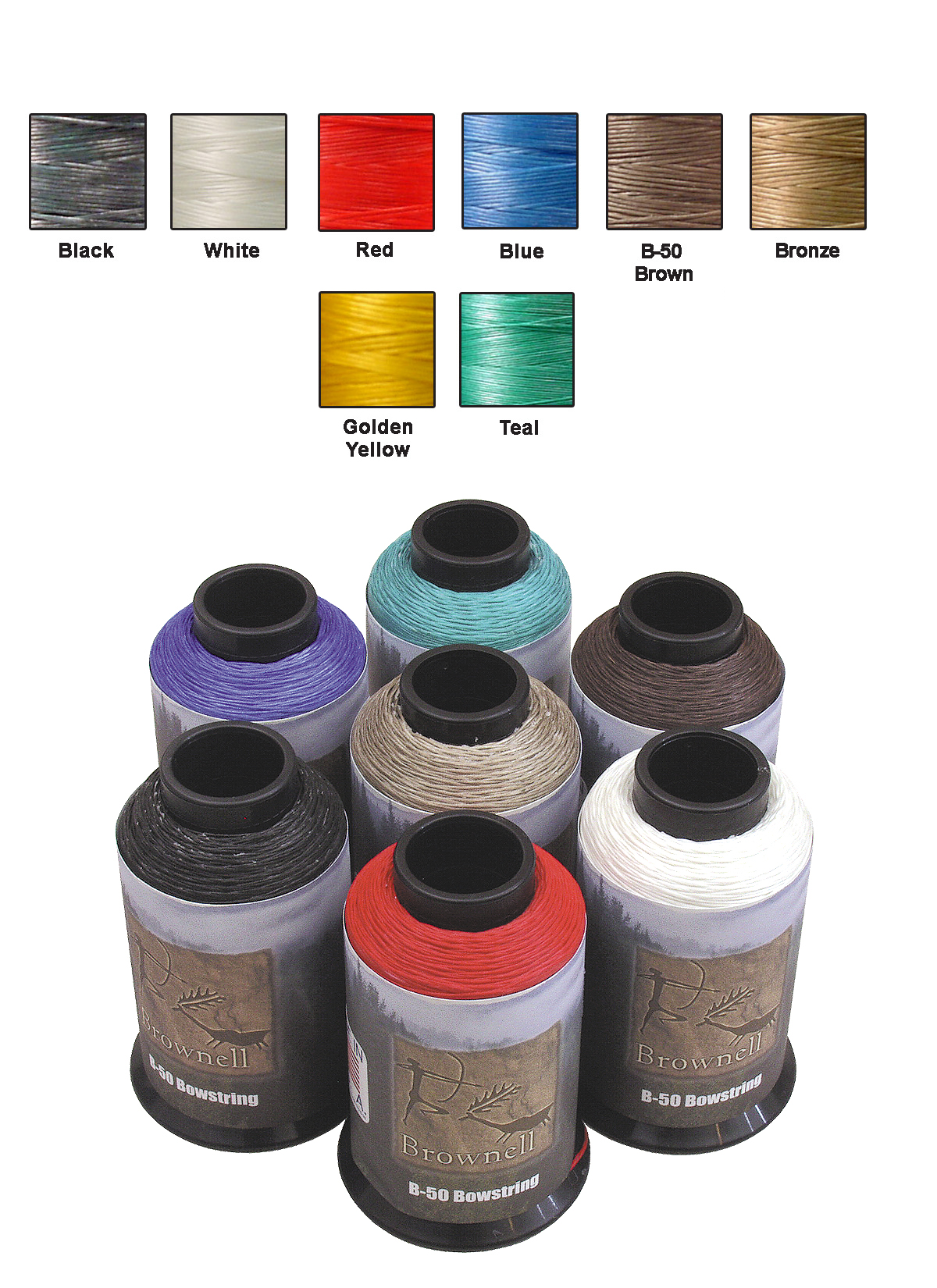 BROWNELL STRING MATERIAL DACRON B50 1/4 LBS