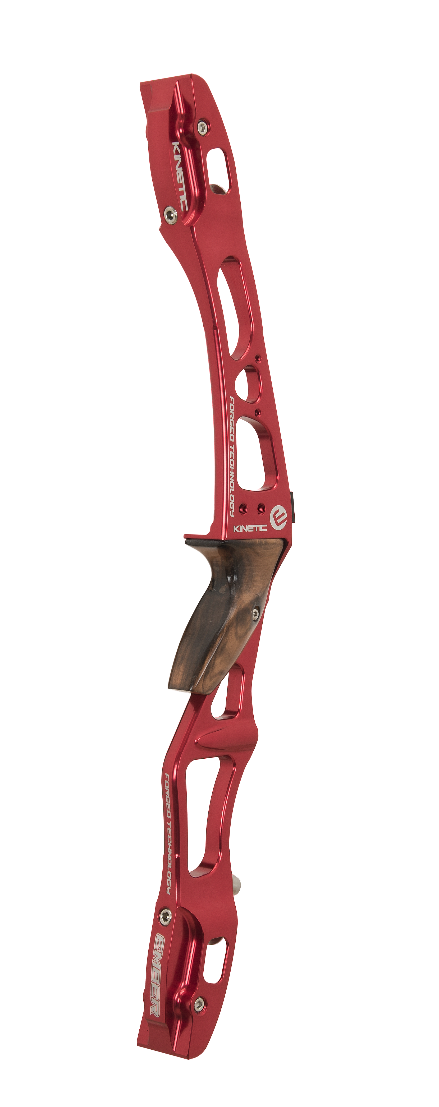 KINETIC RISERS FORGED EMBER 23" with WOODEN GRIP RH ANODIZED