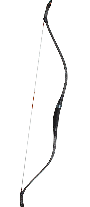 FREDDIE HORSE BOWS TRADITIONAL KINGDOM 48" LBS CARBON RH/LH / STRING INCL.