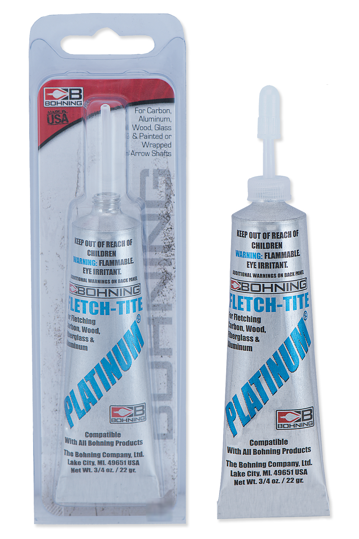 BOHNING PLATINUM FLETCH-TITE 3/4 OUNCE PACKAGED 200 PCS