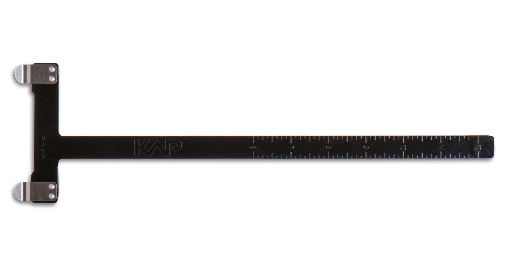 KAP BOW SQUARES GAUGES WINSTORM 440 ALU BLACK INCHES AND CENTIMETERS