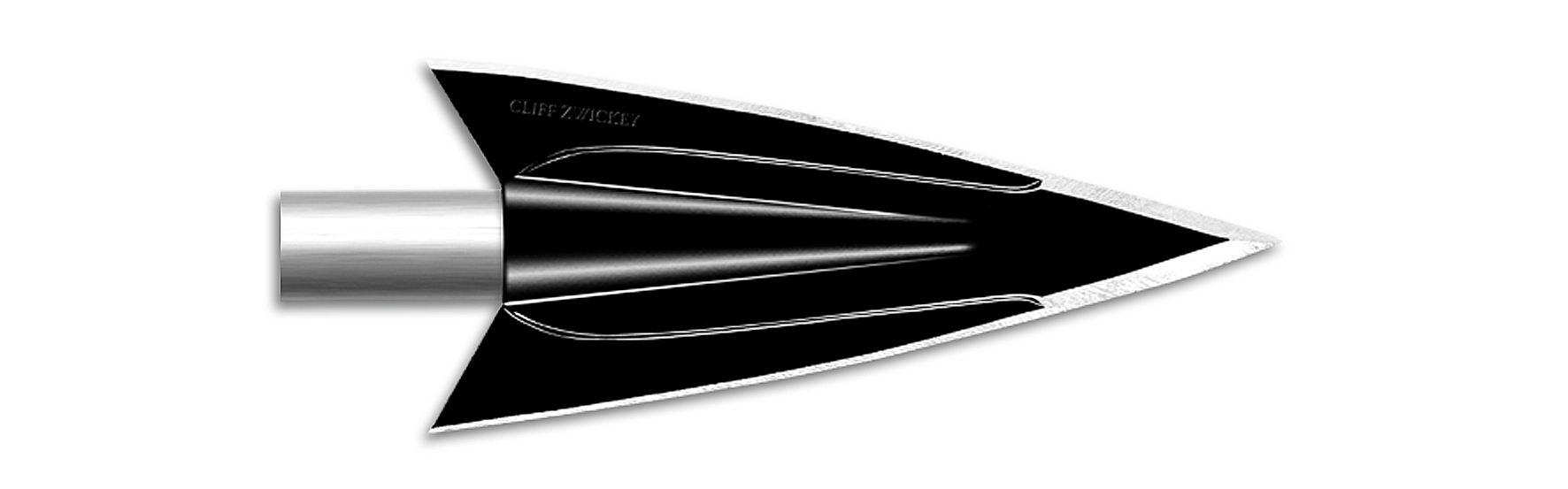 ZWICKEY CLIFF FIXED BLADE BROADHEADS 2 BLADE 140GR 11/32 - TAPER HOLE 3PK