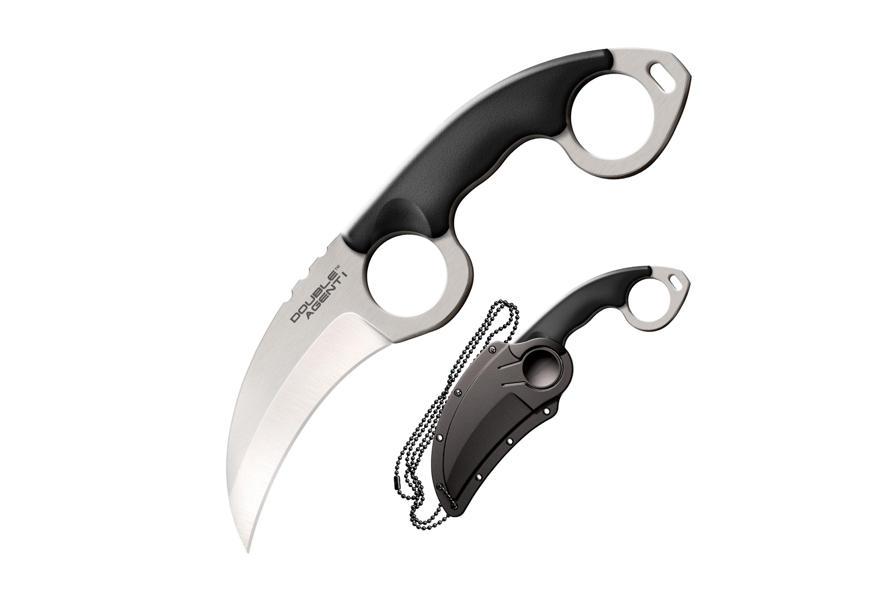COLDSTEEL MESSER FIXED BLADE DOUBLE AGENT I - overall 21cm / 70gr