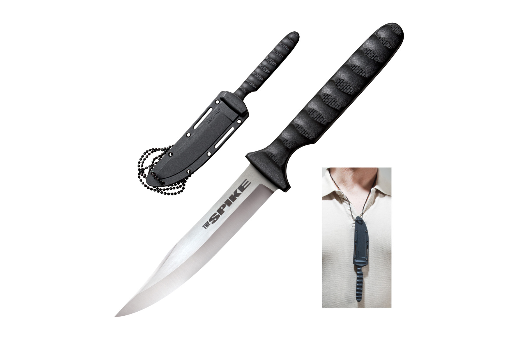 COLD STEEL MESSER FIXED-BLADE BOWIE SPIKE - insgesamt 20cm / 65gr