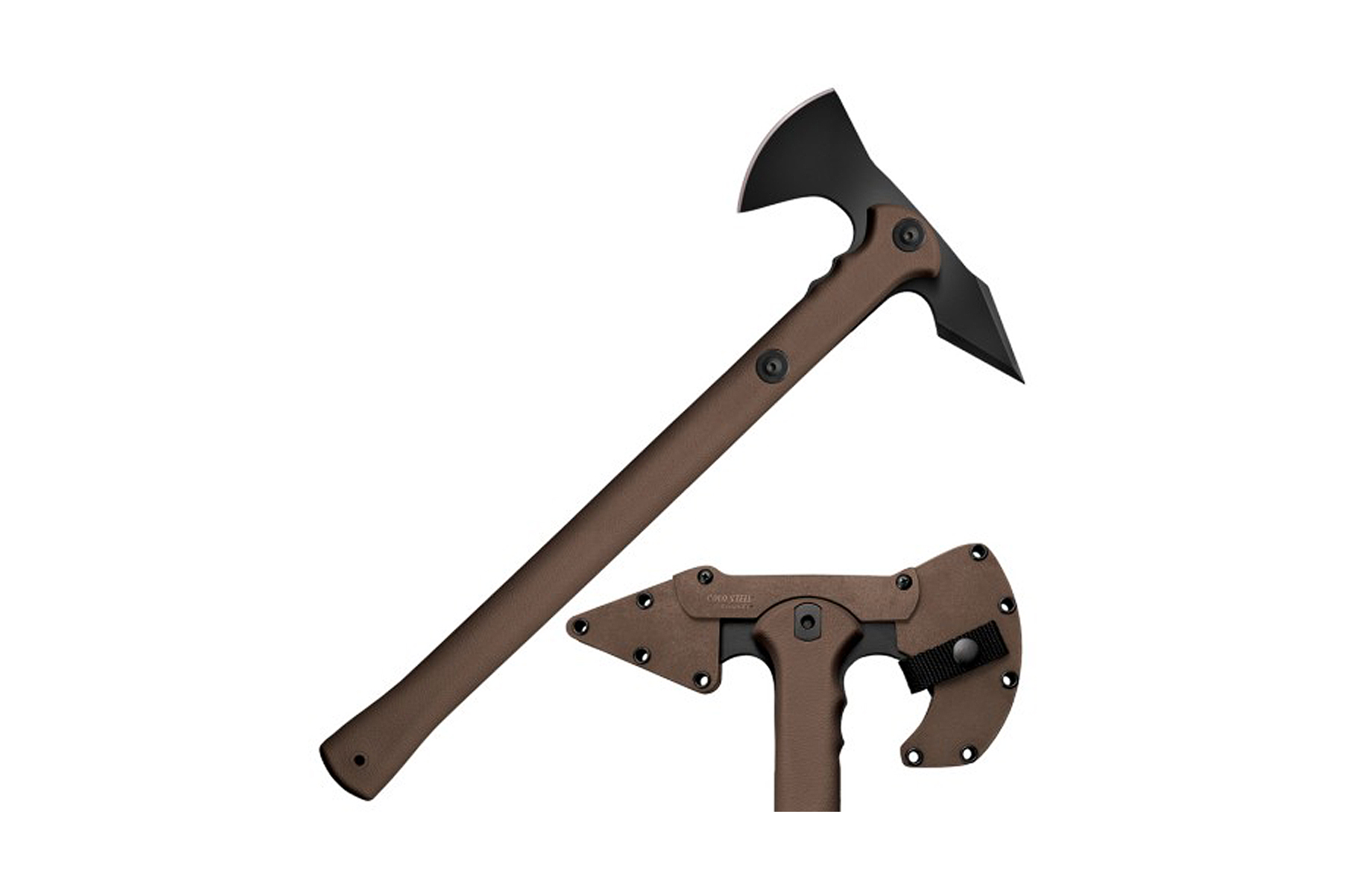 COLD STEEL AXES & HAWKS TRENCH FLAT DARK EARTH 48cm / 822gr