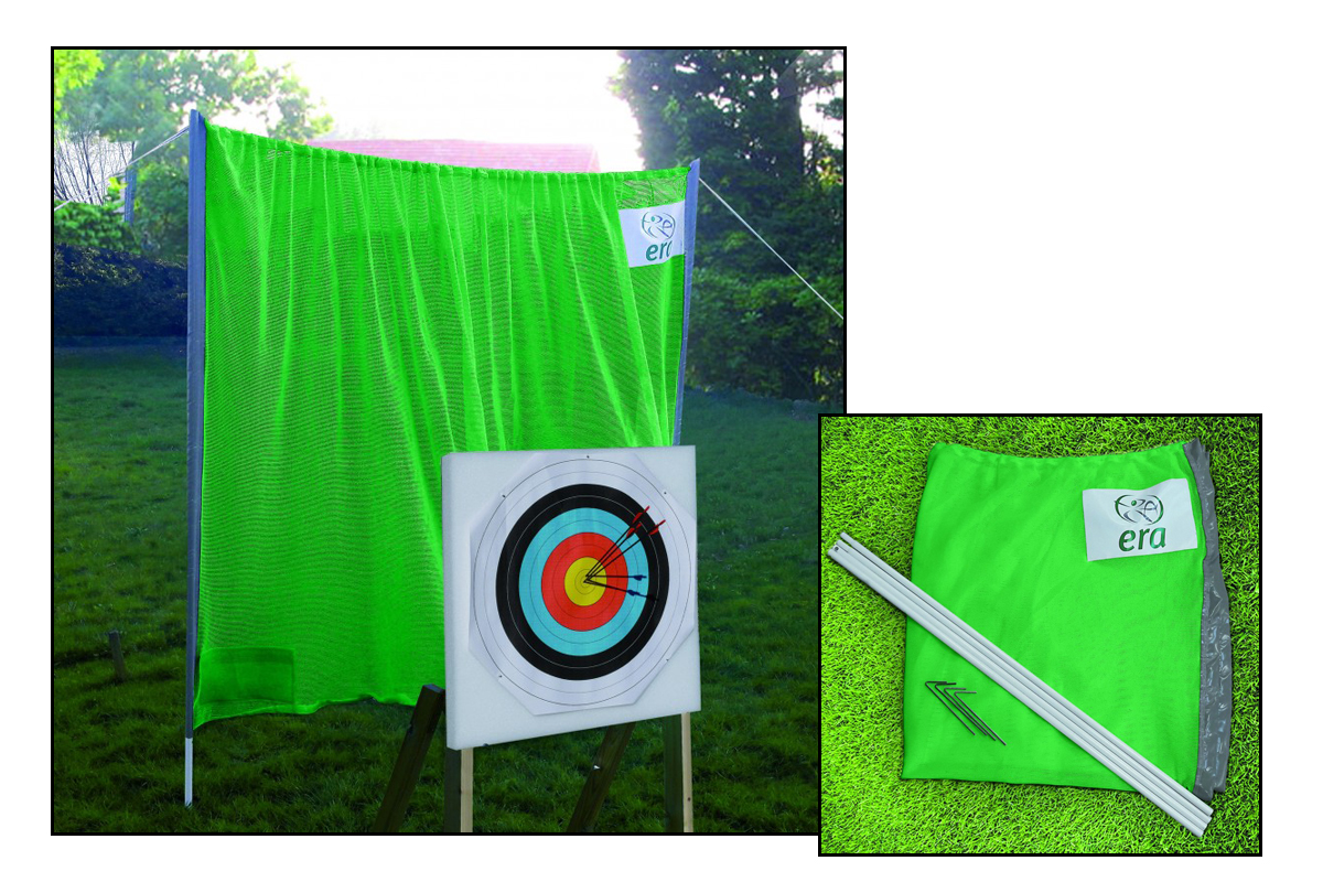 BACKSTOP NETTING COMPLETE WITH PILES ERA-GARDEN