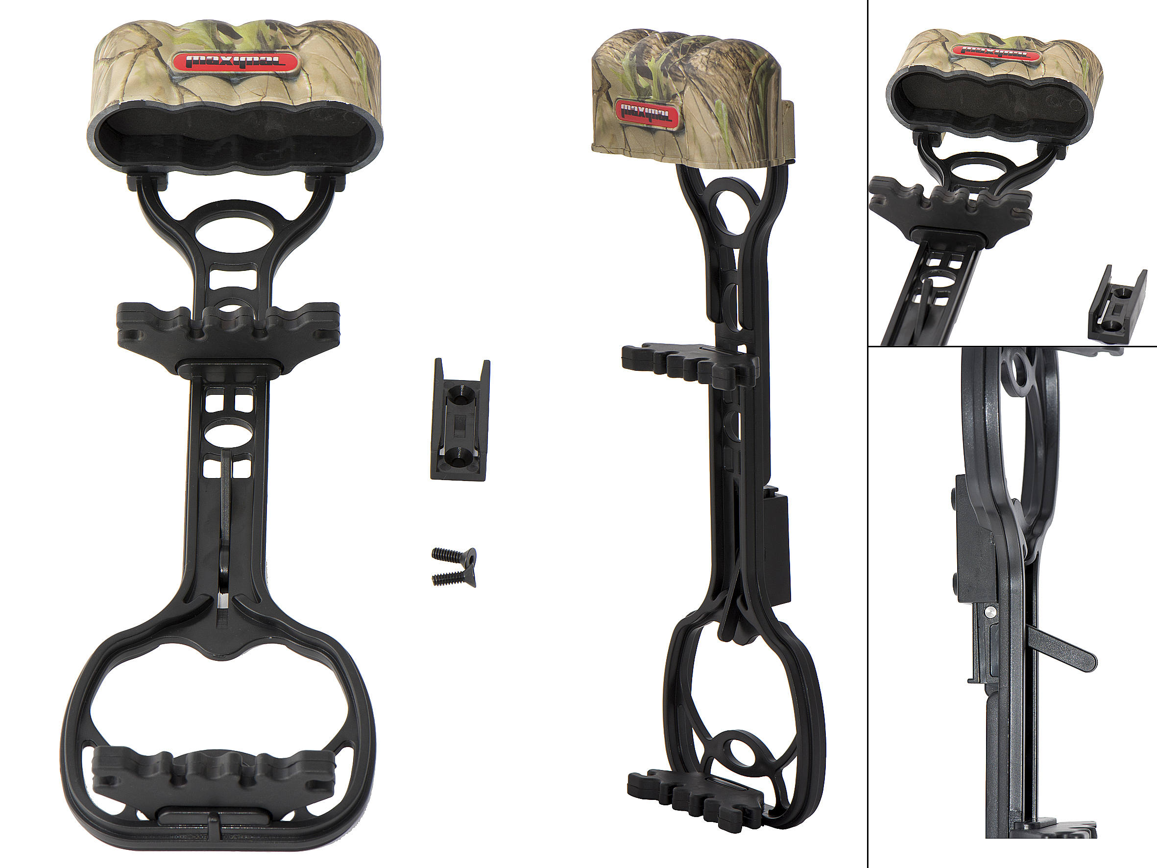 MAXIMAL BOW QUIVERS 4LITE' 1-PIECE QD /4 ARROWS /DOUBLE GRIPPER CAMO