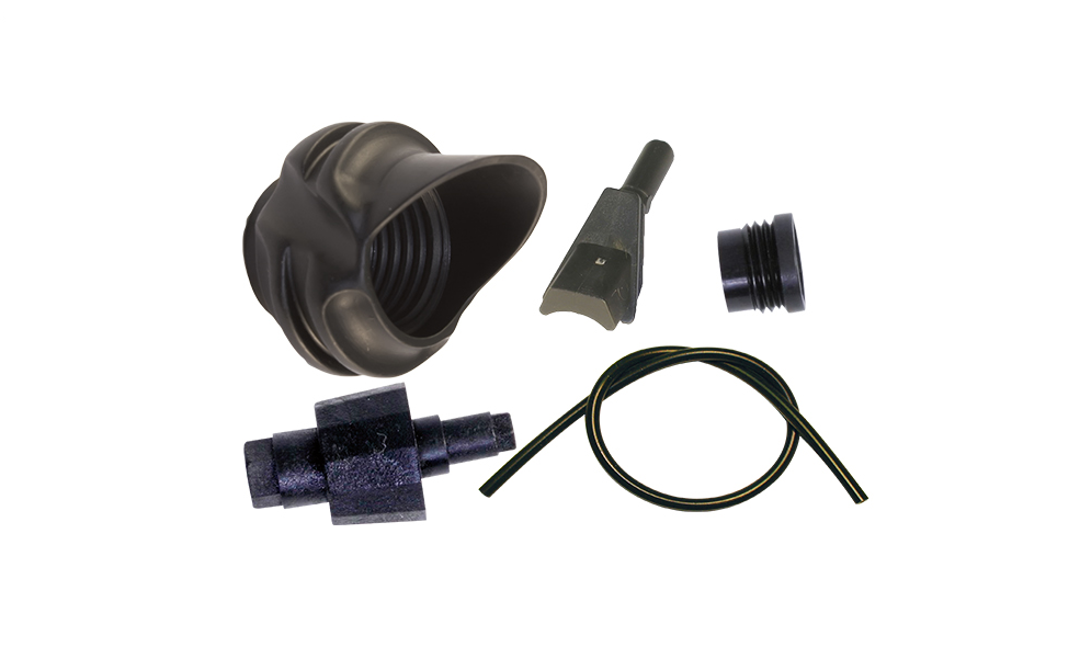 SPECIALTYARCHERYPROD SPECIALTY ARCHERY PEEP HUNTER KIT 1/4" HOODED 37°