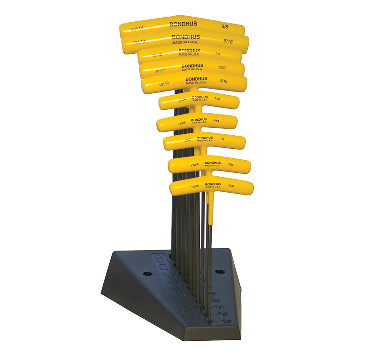 BONDHUS T-HANDLES INCH U.S. 3/32" > 3/8" WITH STAND